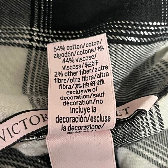 Victoria Secret Black and White Checkered Romper Size Large - Picture 10 of 15